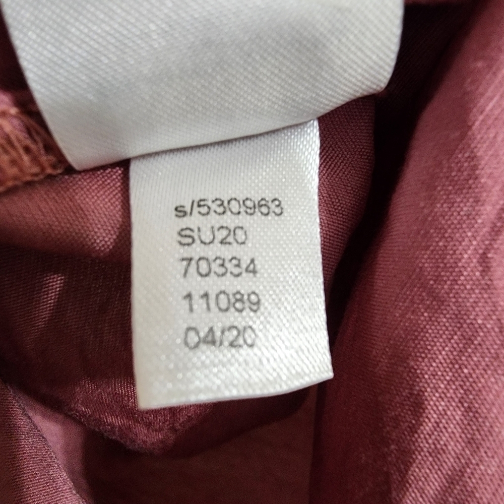 NWT LOFT Petite Rose Pink Button Front Blouse XSP - Picture 11 of 11